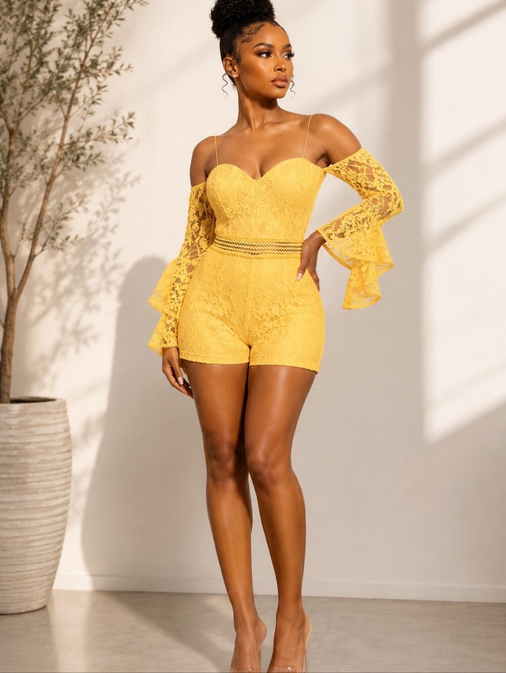 Lace Me Romper